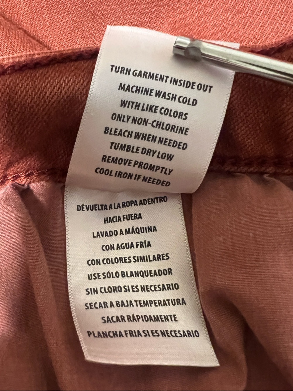Shyanne-Women's High Rise Super Flare Jeans Rust Bell Bottoms 32x34 - Picture 10 of 11